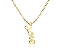 Gold Plated Silver Necklaces Line SPE-740-GP